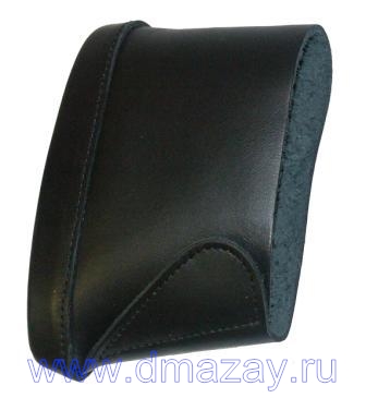  ()    Pachmayr Deluxe Classic Leather Black Slip On Pads Large  #04521       